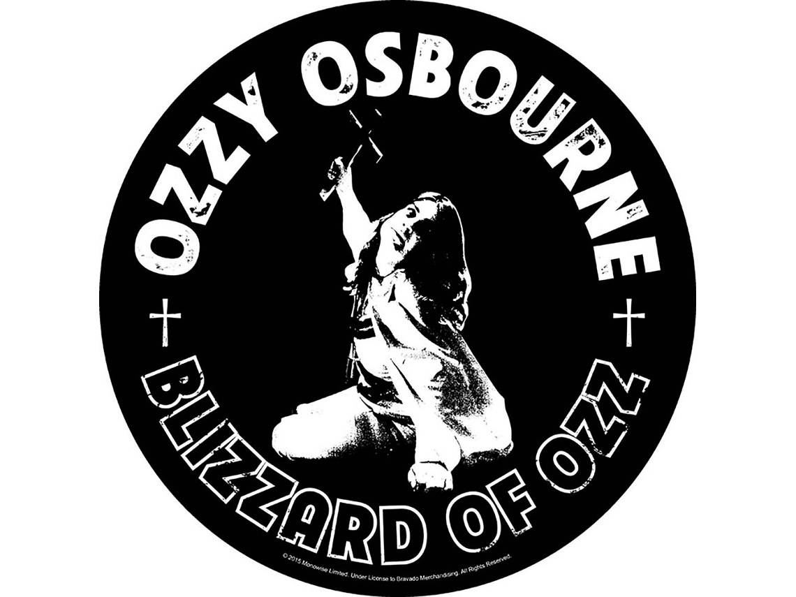 Emblema para Costas ROCK OFF Ozzy Osbourne Blizzard Of Ozz