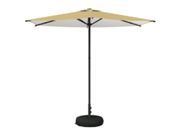 Vidaxl Guarda-sol De Jardim 270 X 270 Cm Poliéster Retangular