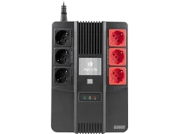 UPS NGS Fortress Bunker com Proteção Contra Sobrecarga  (6 tomadas - Preto - 20 x 29 x 9 cm)