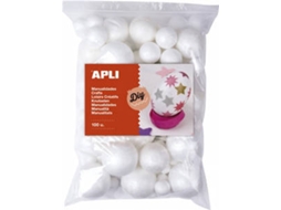 Bolas de Esferovite APLI Branco medidas variadas (100 un)