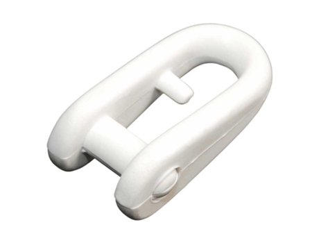 Allen Nylon Clip Shackle 10 Units Prateado 20 mm