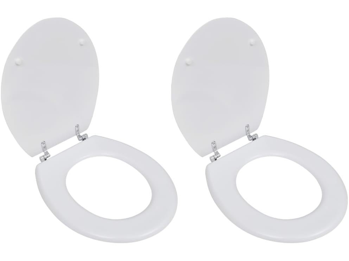 Toilet Seat, Toilet Seats Vidaxl Branco Mdf (n/a)