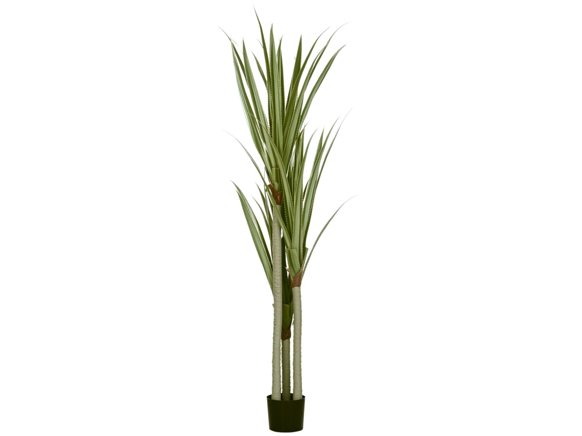 Planta Artificial de Yucca 190cm com 39 Folhas em Vaso de Peva e Cimento BTFORUS