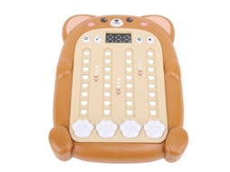 Máquina De Jogo De Ritmo Musical Desafio Para Crianças Brinquedo Interativo Portátil Marrom