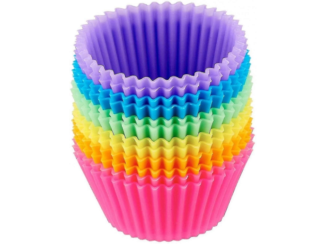Formas De Silicone Reutilizáveis ​​e Antiaderentes, Formas Para Muffins, Formas Para Muffins Aquaforge