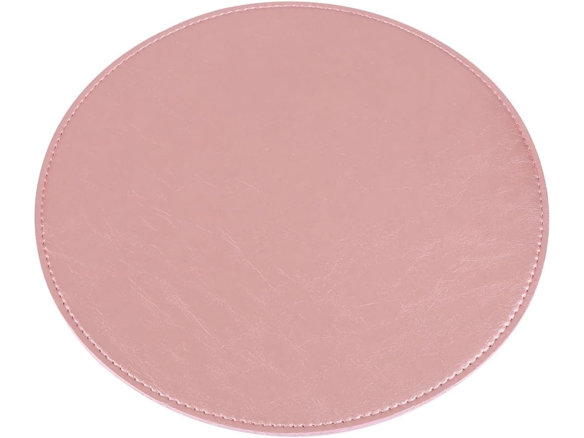 Mousepad Redondo De Microfibra, Dupla Face, Para Escritório E Casa