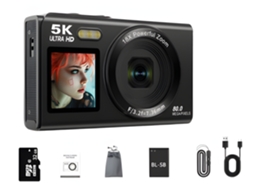 Câmaras Digitais Szsmart S150 Leve E Portátil 32gb Preto