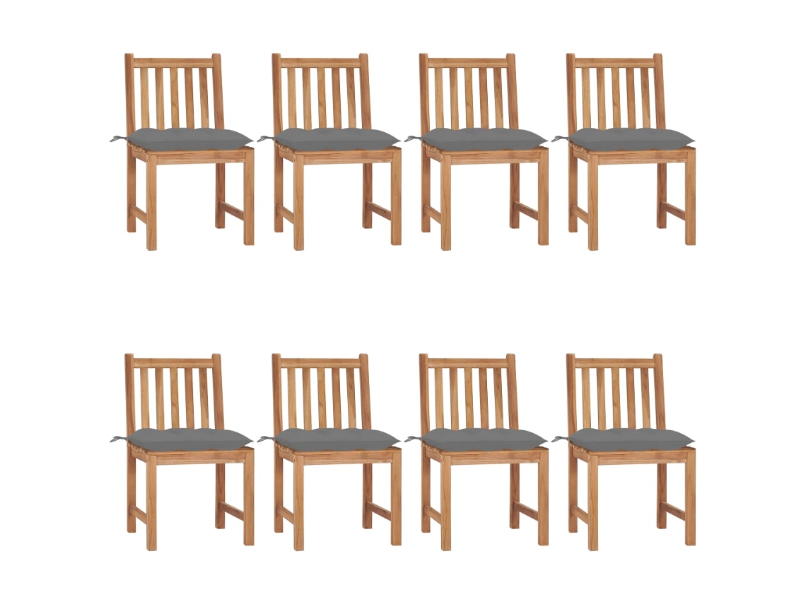 Garden Chair, Garden Chairs Vidaxl Cinzeto Madeira (n/a)