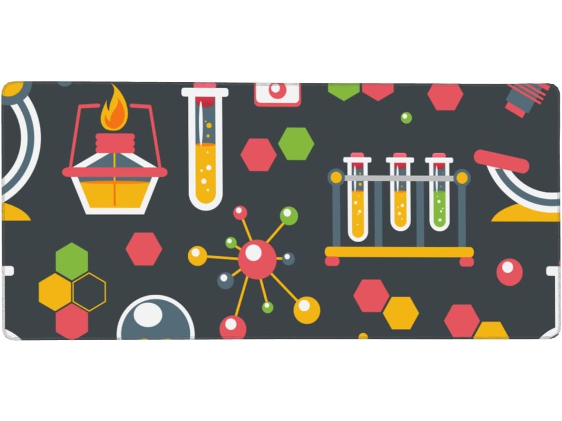 Mousepad para Computador de Grande Formato, com Base Borracha Antiderrapante, 40 X 90 Cm, da Chemical Sciences