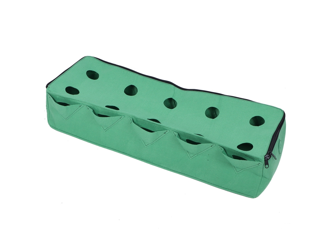 Saco de Crescimento de Plantas Retangular em Feltro para Legumes, Flores, Morangos 96x38x25cm