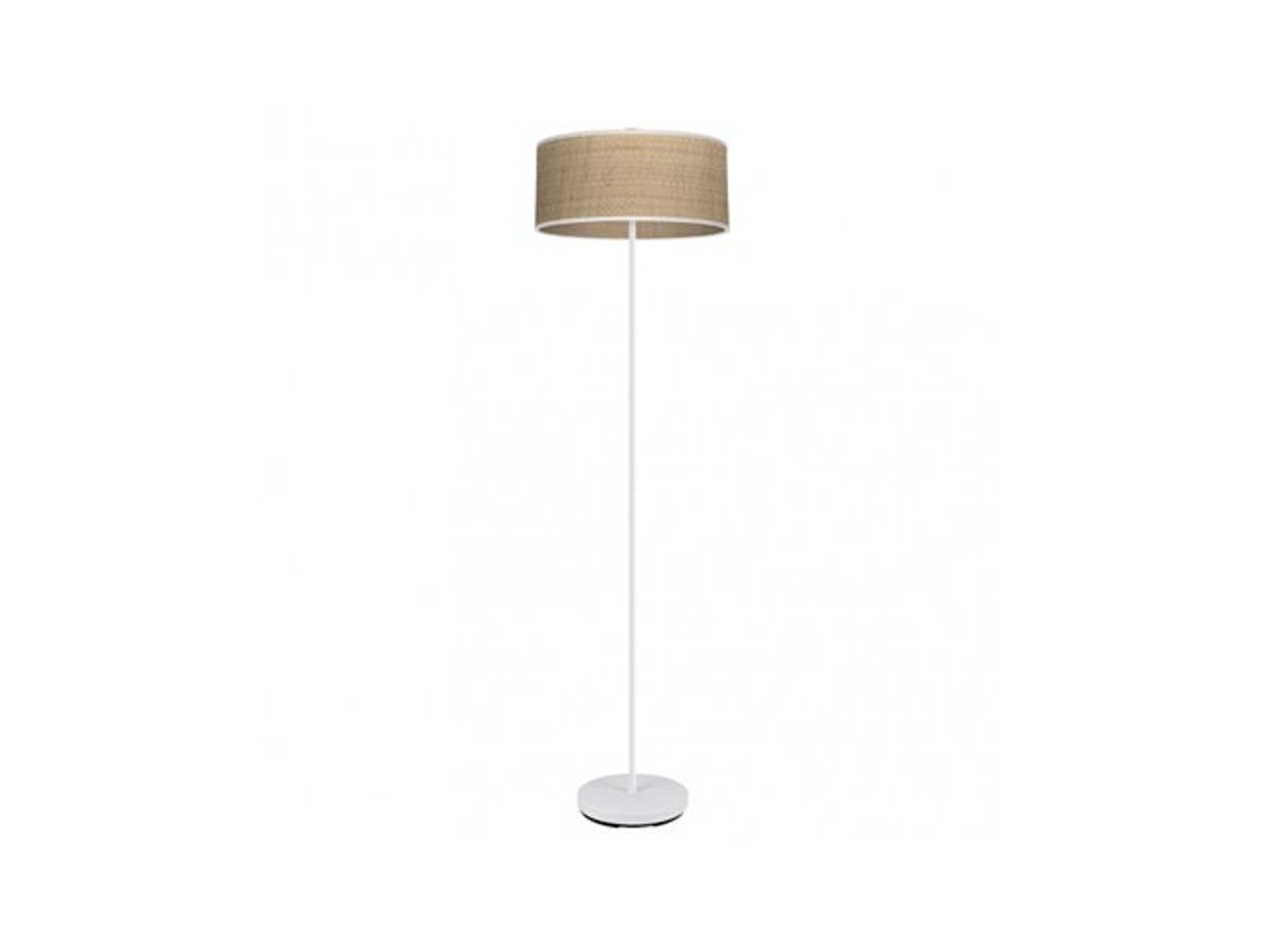 Jerte Salon Foot 1xe27 Branco/natural 165x40x40 Cm Fabrilamp