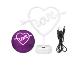 2026 luz Neon em Forma de Coração Lâmpada Noturna para Casamento Festa Quartos de Crianças Sala Usb/bateria Led Decorativa