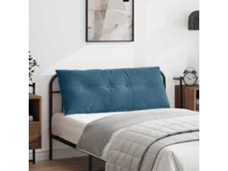 Vidaxl Travesseiro Para Costas Azul 120 X 50 Cm