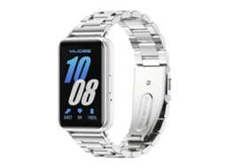 Pulseira De Metal Com Três Contas Mijobs Para Samsung Galaxy Fit 3