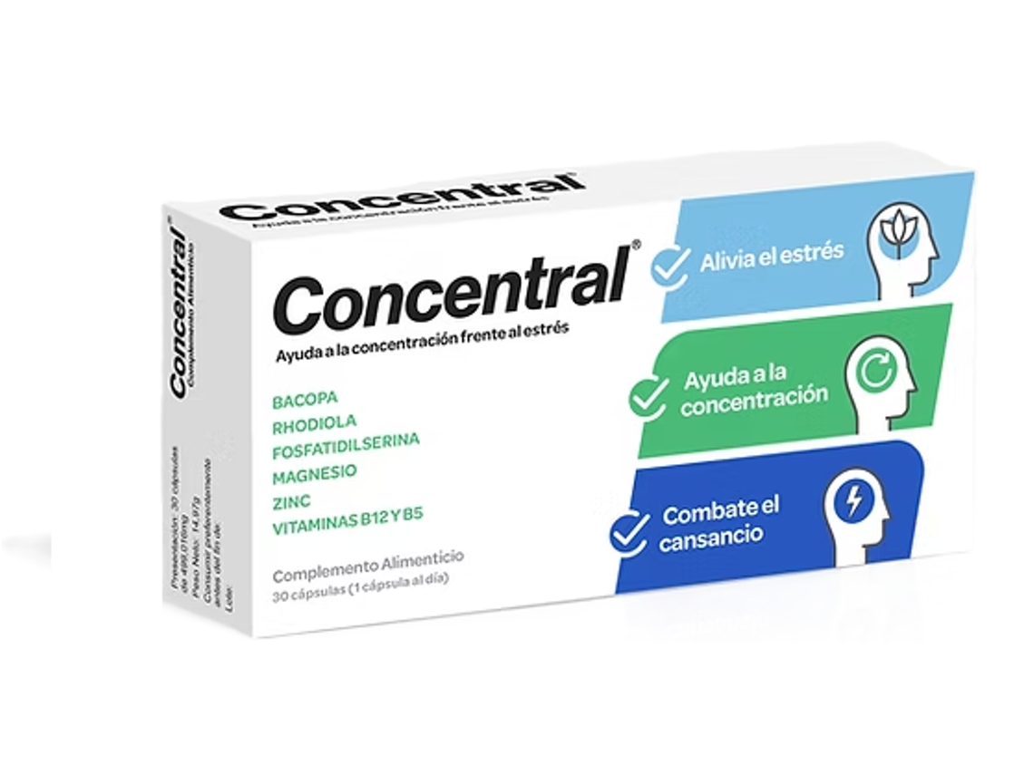 Concentral 30 Cápsulas PHARMA OTC
