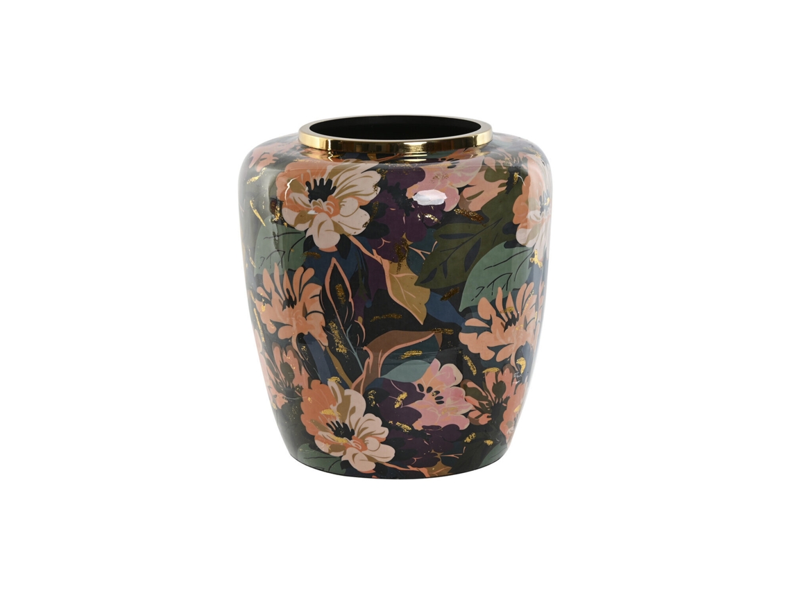 Vaso de Metal Multicolorido 33x33x35cm ALEXANDRA HOUSE LIVING