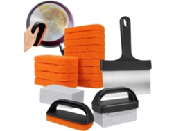 Lurelia Conjunto De Limpeza Para Chapa E Grelha, Acessórios De Churrasco E Camping