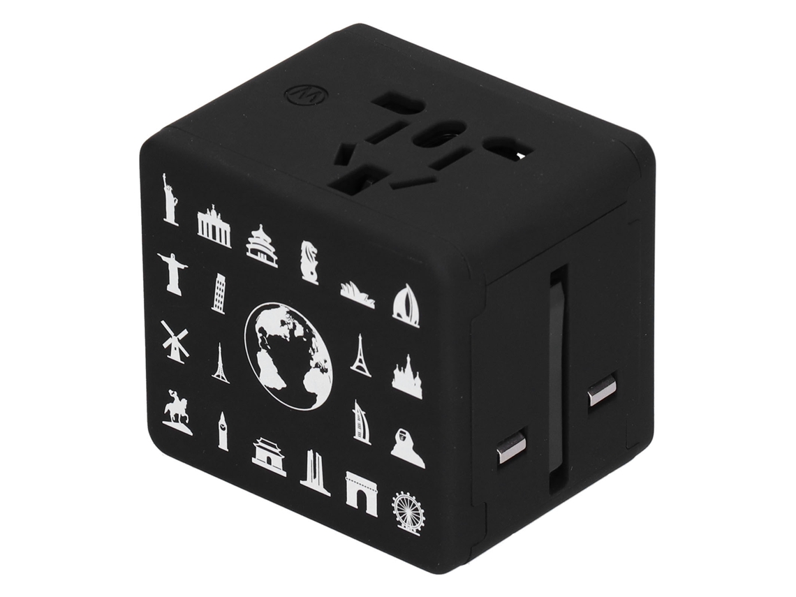 Adaptador De Viagem Laxiscreed Universal Para Países, Conversor Multifuncional Compacto Para Carregamento Em Viagens Globais