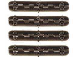 Conjunto De 4 Dobradiças 180 Graus Para Armários, 65x100mm, Em Liga De Zinco, Dobradiças Decorativas Para Malas, Caixas