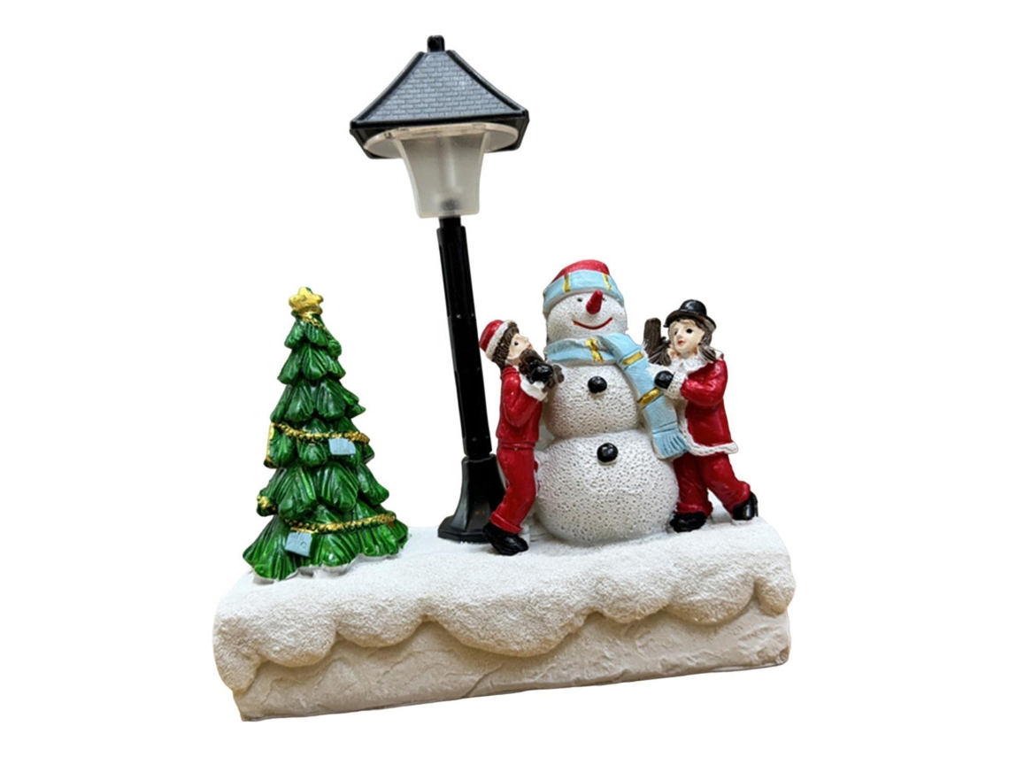 Estátua De Natal Iluminada, Luz Noturna, Presente, Estilo Bslowmoose