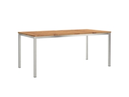 Conjunto 1 Mesa De Jantar Vidaxl Castanho Madeira De Acácia Maciça (180x90x75 Cm)
