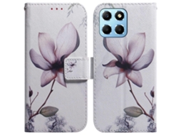 Capa De Celular Flip Em Couro Com Desenho Colorido Para Honor X8 5g