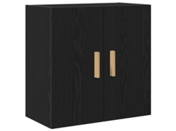 Conjunto 1 Armário De Parede Vidaxl Preto Derivados De Madeira (60 X 30 X 60 Cm)