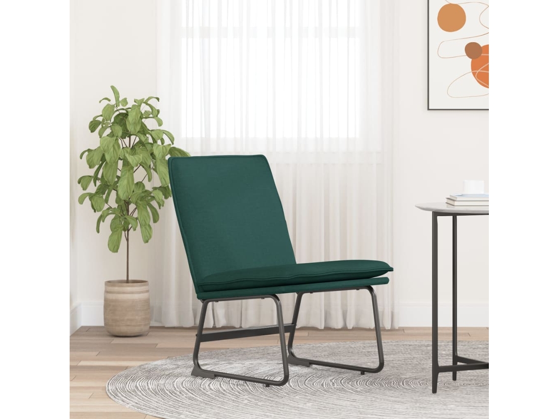 Lounge Chair, Lounge Chairs Vidaxl Verde Tecido