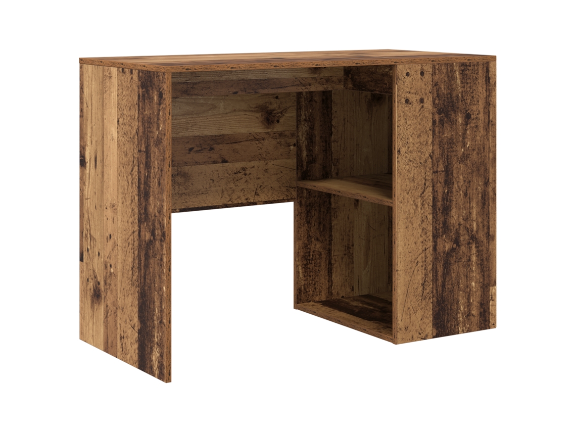 Conjunto 1 Mesa De Escritório Em Casa Vidaxl Castanho Derivados De Madeira (102 X 50 X 75 Cm)