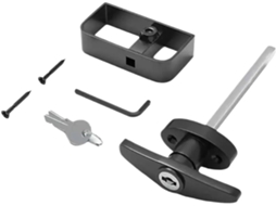 Conjunto De 4-travas Metal Para Porta Galpão Com Haste Longa Galinheiros E Portas Celeiro