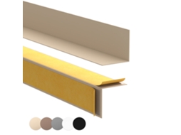 Rodapé Pvc 30x30 Mm Rígido Autoadesivo Resistente Uv, 200 Cm, Bege