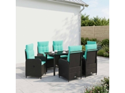 Vidaxl Conjunto De Jantar Para Jardim 7 Unid.