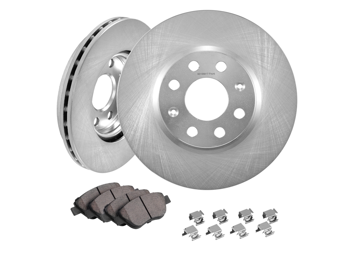 Kit de Freio Dianteiro com Rotores 257,2 Mm para Vauxhall Adam , Corsa D (s07), Caixa/hatchback Reposição Pastilhas Cerâmica Discos Freio (m13)