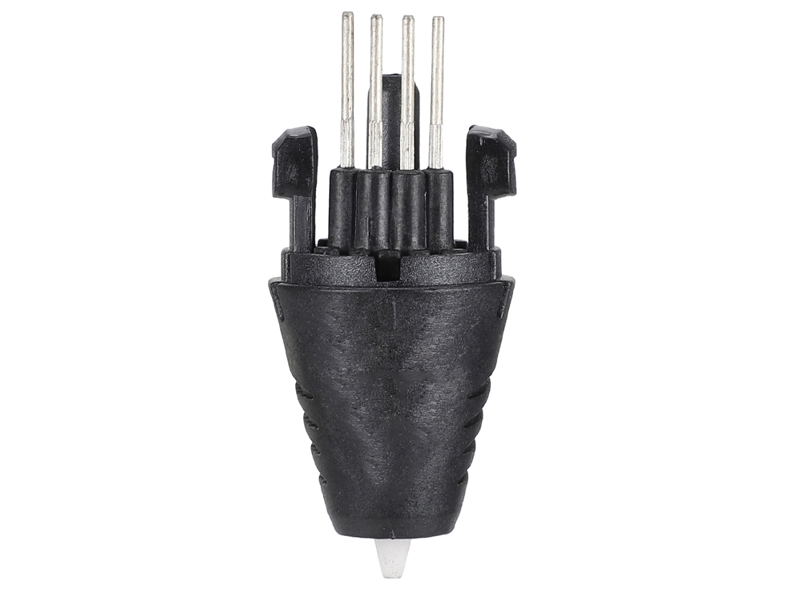 Bico de impressora 3D de 1,75 mm, preto e dourado claro