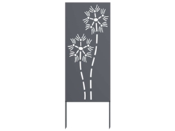 Maison Exclusive - Tela De Privacidade Para Jardim Fretwork Antracite 50 X 140 Cm