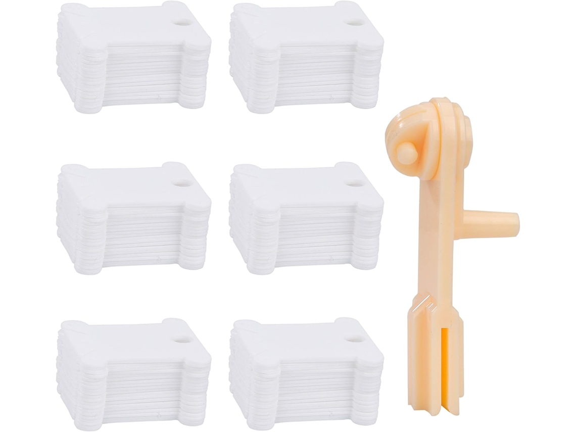 Carretel de Linha de Plástico para Bordado, com 1 Linha AQUAFORGE