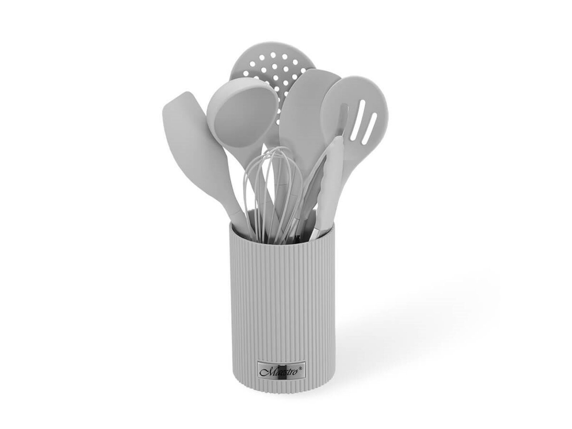Conjunto De Facas De Cozinha E Suporte Feel Maestro Mr-1542-grey