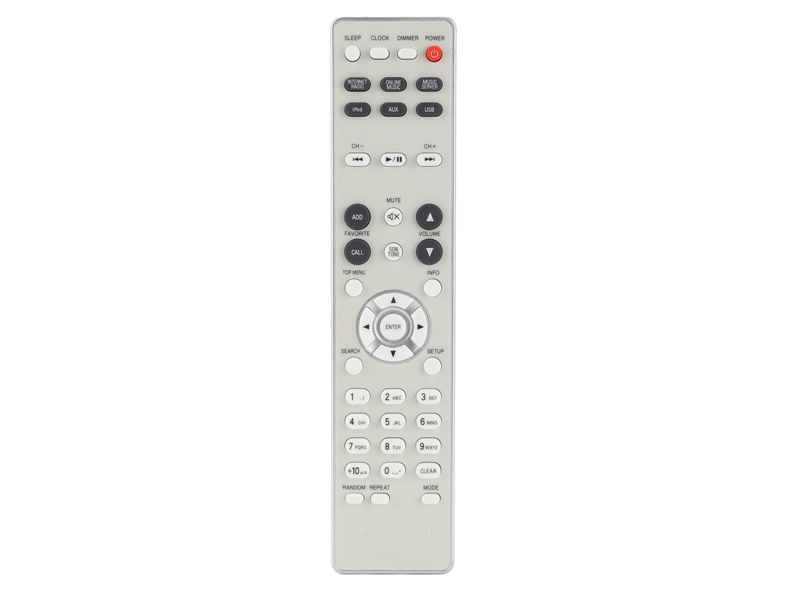 Controle remoto para dispositivos Denon, substitui modelos como RC 1199 EOOCOO