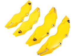 Capas De Pinça De Freio Amarelas Estilo 3d, Kit Com 2 Peças Para Pinças Dianteiras E Traseiras, Proteção Reforçada.