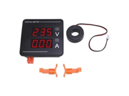 Voltímetro E Amperímetro Ca Com Display Digital 50-500v 0-120a Led