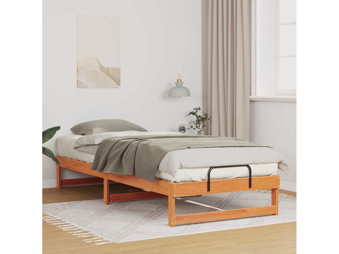 Vidaxl Estrutura Da Cama Castanho 100 X 220 Cm