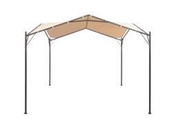 Gazebo Tenda Com Toldo 4x4 M Aço Bege Wsd573227 Lovely Home