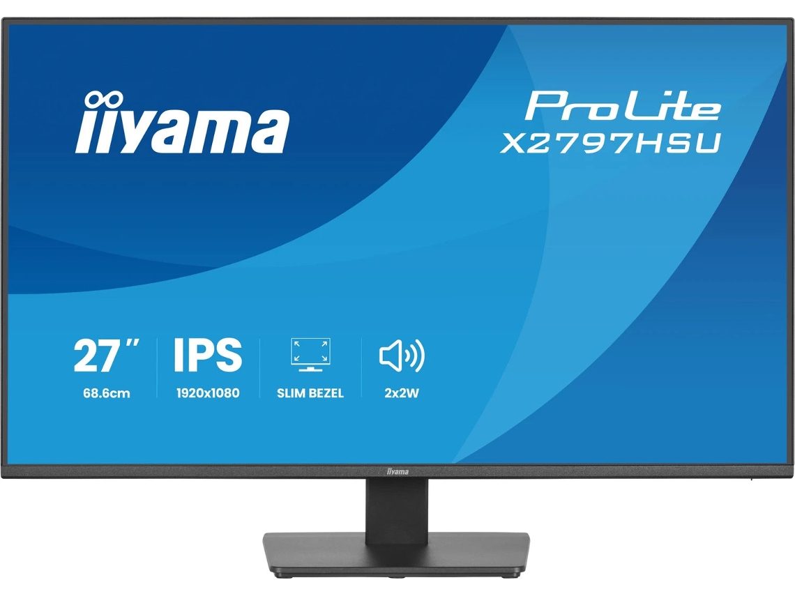 Prolite X2797hsu b1 27" Full Hd Ips Office monitor, 120hz, 4ms, Hdmi/dp, Usb hub IIYAMA (x2797hsu b1)