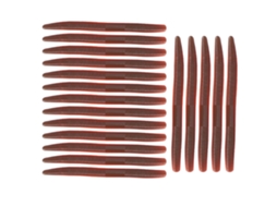 Two-color Soft Bait, Simulating Earthworm Shape, Attracting Fish,