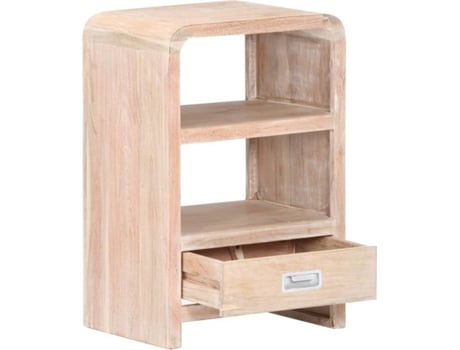Mesa de cabeceira 40x30x60 cm madeira de acácia maciça