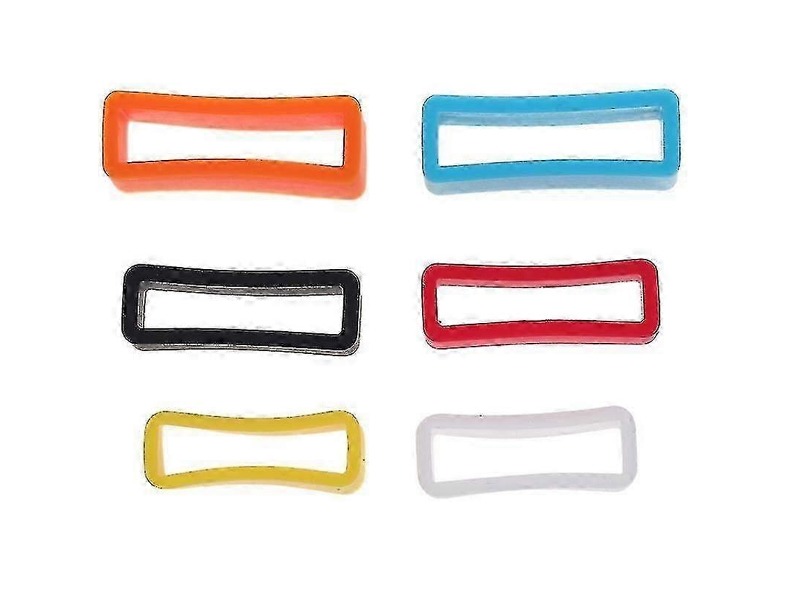 Pacote Com 6 Pulseiras De Relógio Unissex 2,5x1 Cm, Anéis De Reposição, Pulseiras De Relógio De Silicone, Pulseira De Relógio R Olysi Shop