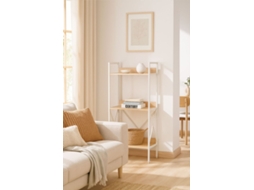 Estante Lesly 3 Estantes - Branco