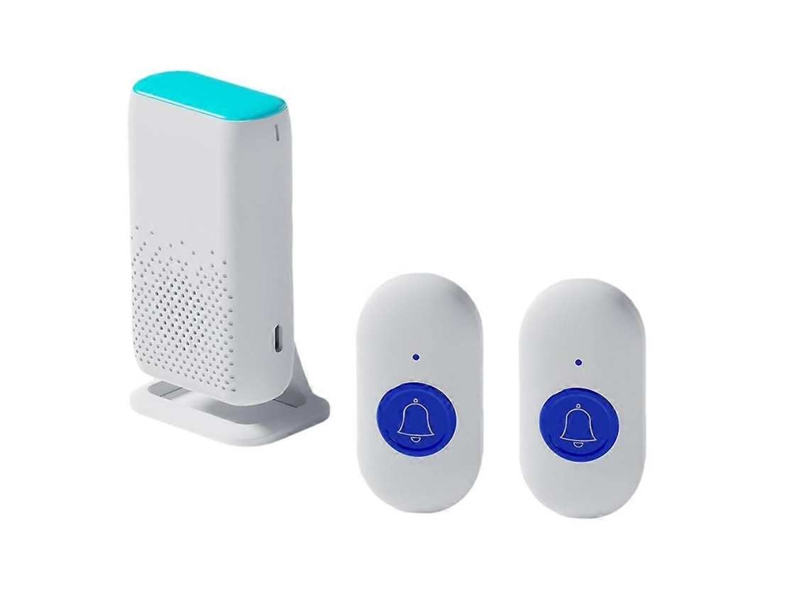 Campainha Inteligente Sem Fio Com Vibração Intermitente, Pager De Emergência À Prova D'água Para Idosos E Sistema De Alerta De Enfermagem.