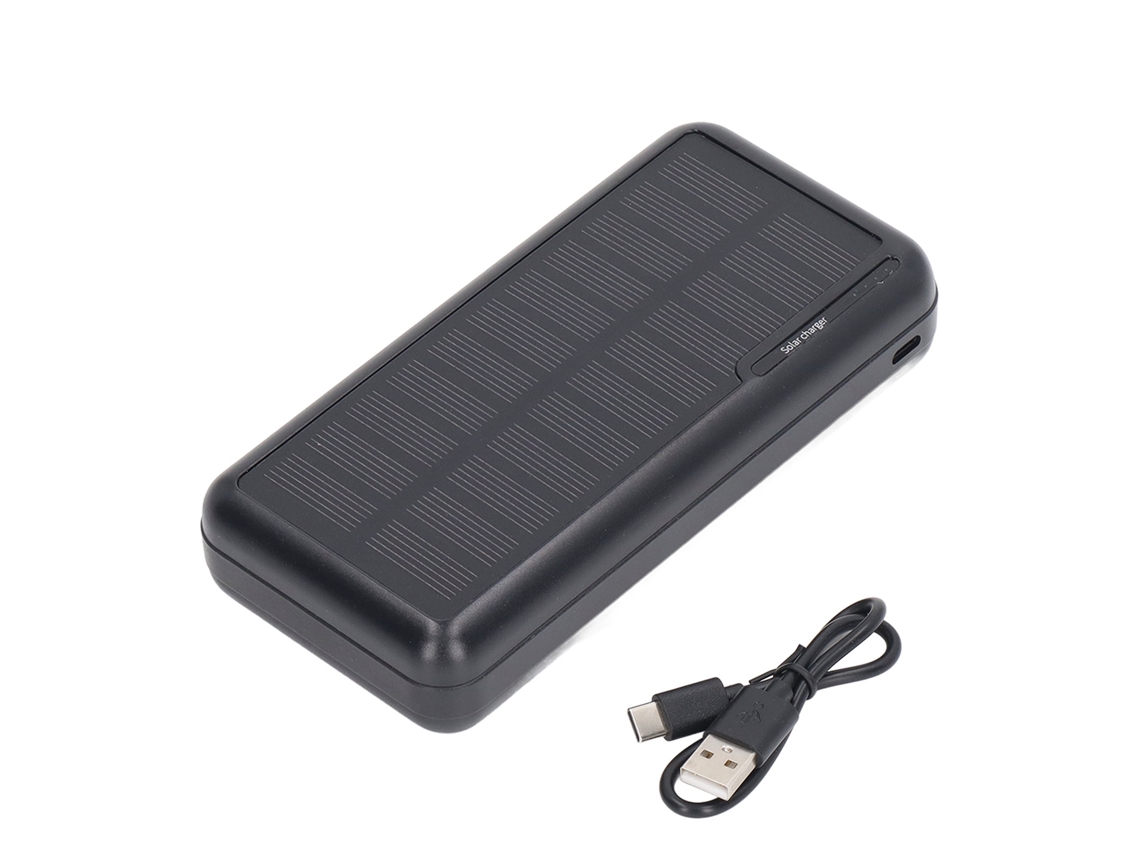 2026 bateria Solar Portátil 30000mah com Doble Puerto Usb para Camping e Trilhando Ao Ar Livre