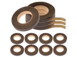12 rolos de papel adesivo elástico e flexível para enfeitar flores, ideal para arranjos de plantas e embrulhos.